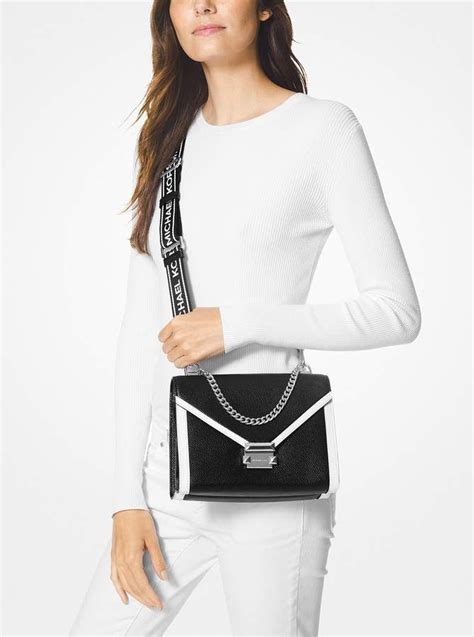 whitney large pebbled leather crossbidy michael kors|Michael Kors handbags.